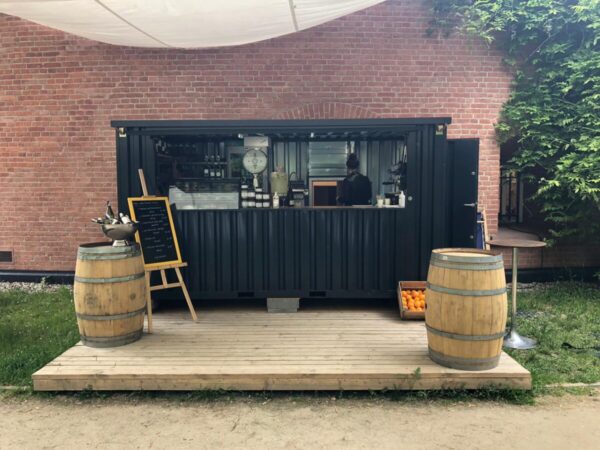 Conteneur Bar Démontable 3×2 mètres Noir RAL 9005 - Image 3