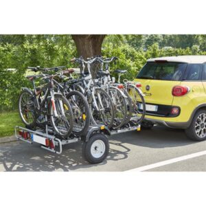 Anhänger-Fahrradträger an der Anhängerkupplung für 6 Fahrräder